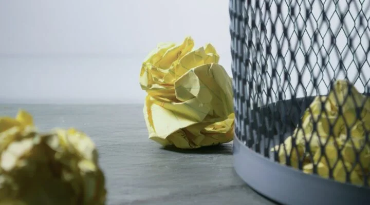 ¿Por qué algunas ideas son tiradas a la basura?